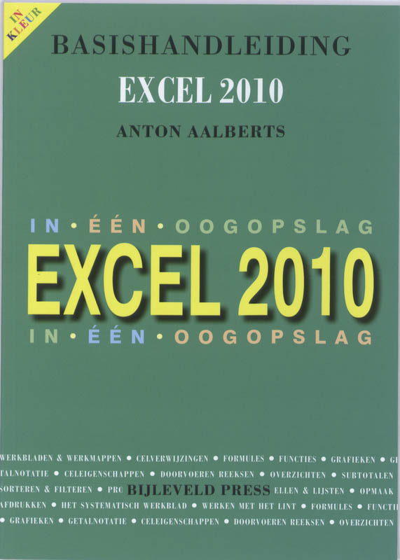 Omslag van Basishandleiding Excel 2010