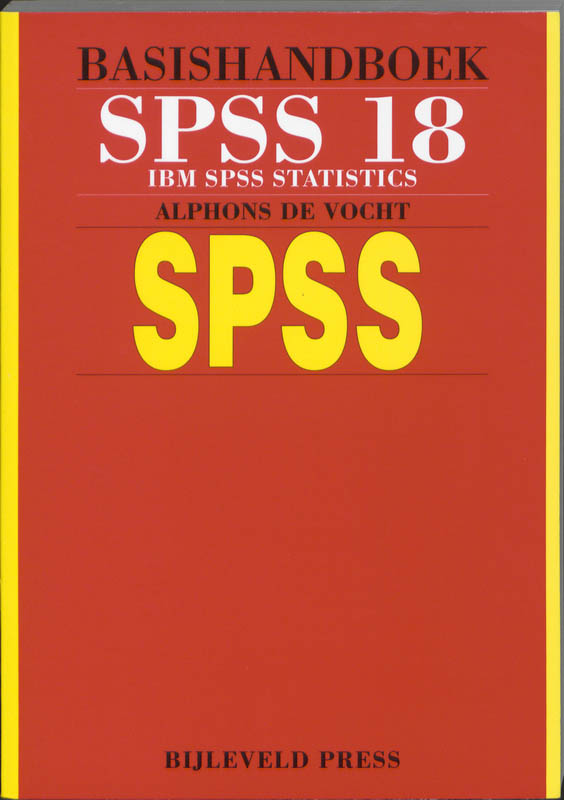Omslag van IBM SPSS Statistics 18