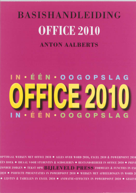 Omslag van Basishandleiding Office 2010