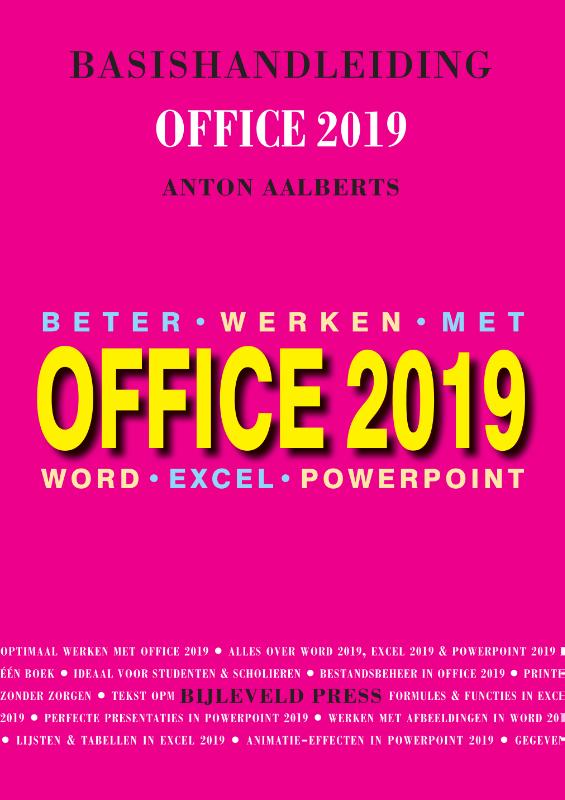 Omslag van Basishandleiding Beter werken met Office 2019