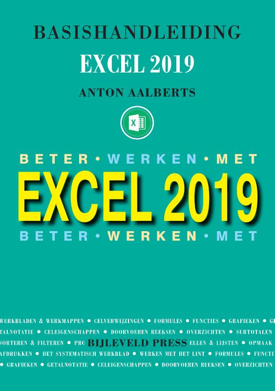 Omslag van Basishandleiding beter werken met excel 2019