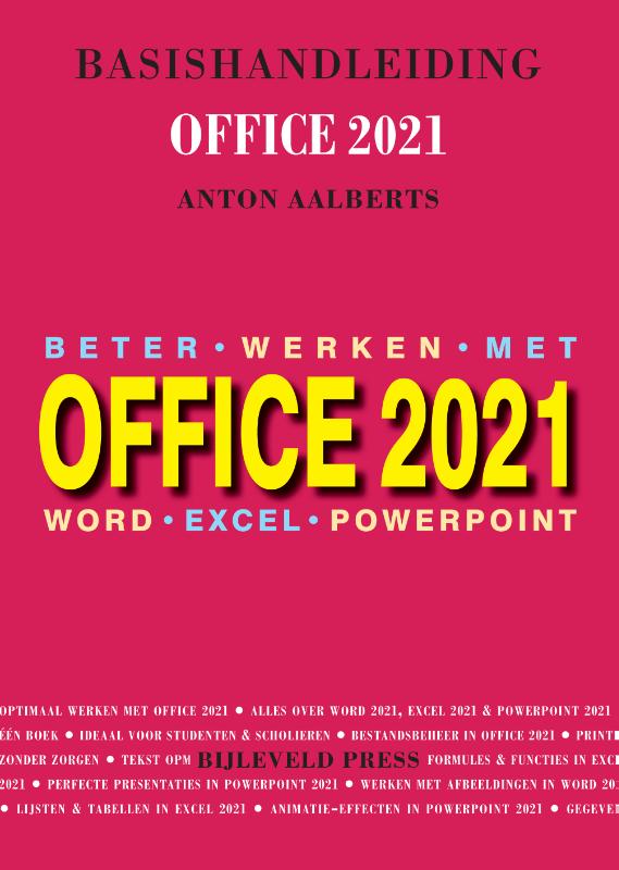 Omslag van Basishandleiding Beter werken met Office 2021