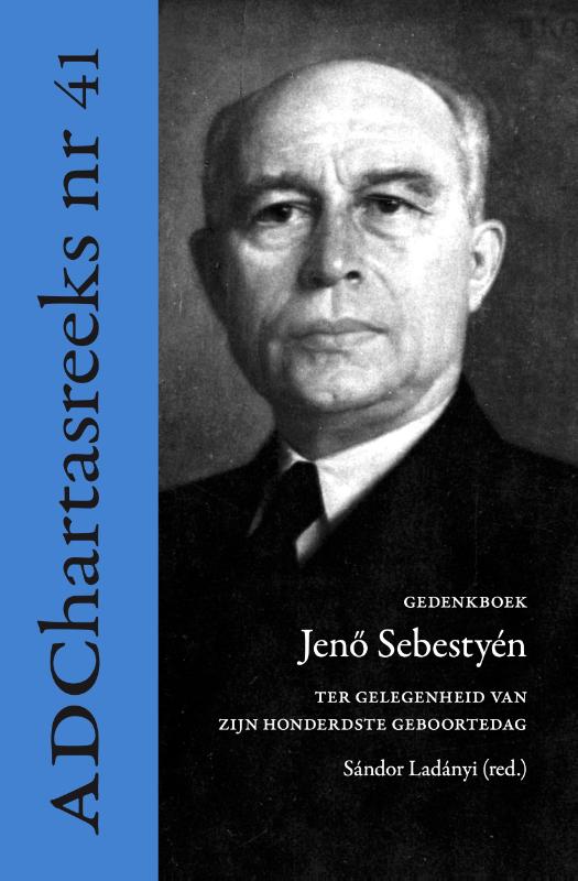 Omslag van Gedenkboek Jenő Sebestyén. Ter gelegenheid van zijn honderdste geboortedag