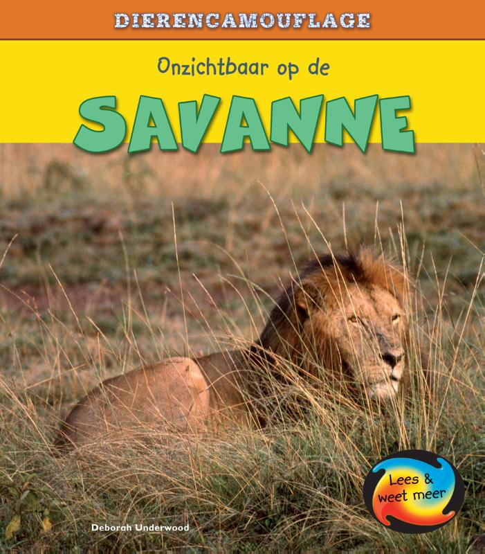 Omslag van Onzichtbaar op de savanne