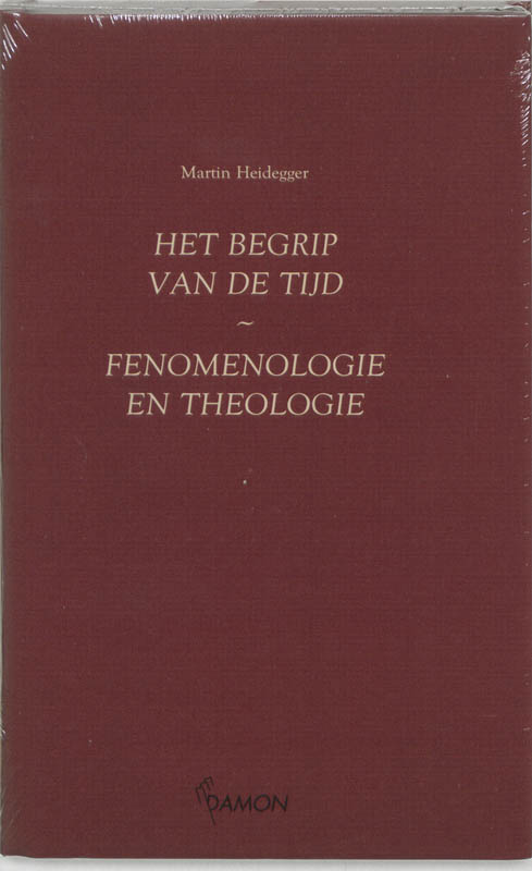 Omslag van Het begrip tijd . Fenomenologie en theologie