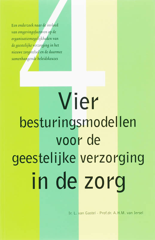 Omslag van Vier besturingsmodellen voor de geestelijke verzorging in de zorg