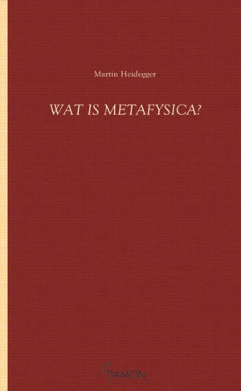 Omslag van Wat is metafysica?