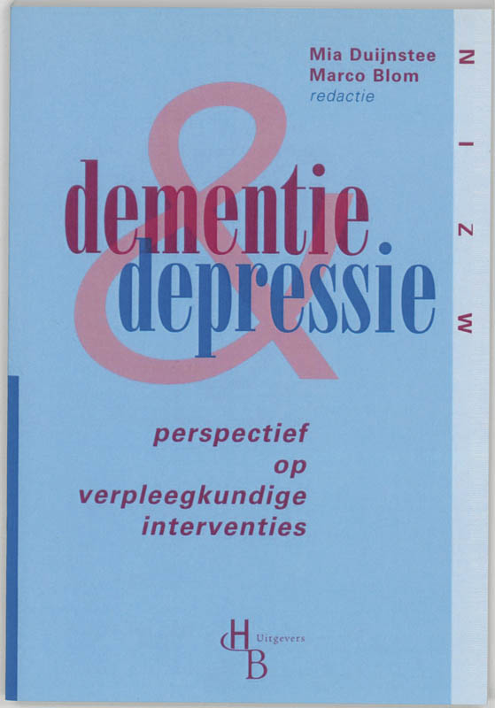 Omslag van Dementie en depressie