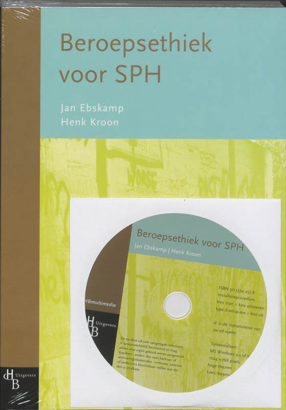 Omslag van Beroepsethiek voor sociale en pedagogische hulpverlening (SPH)