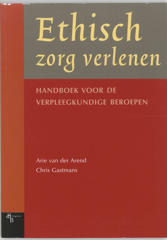 Omslag van Ethisch zorg verlenen