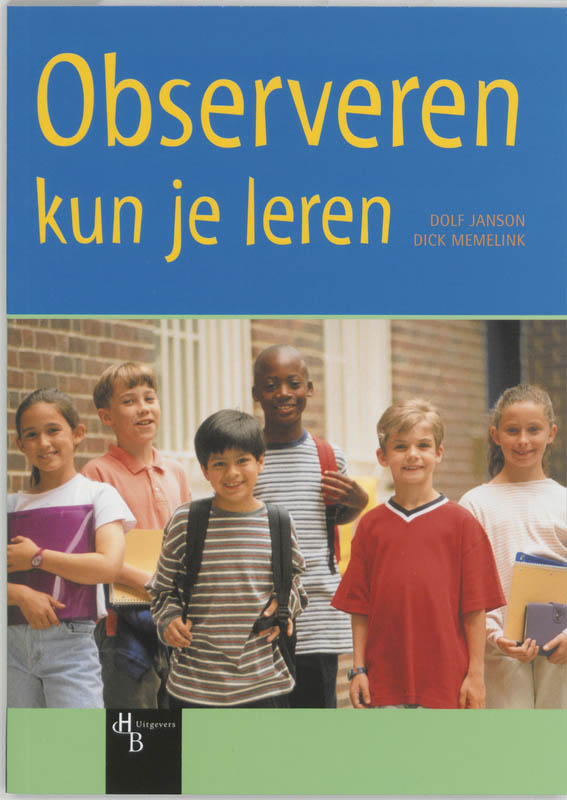 Omslag van Observeren kun je leren