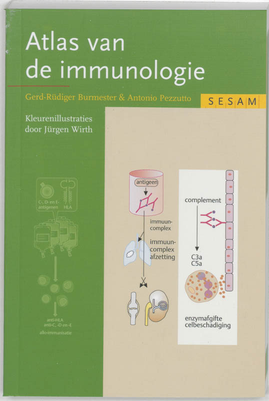 Omslag van Sesam Atlas van de immunologie