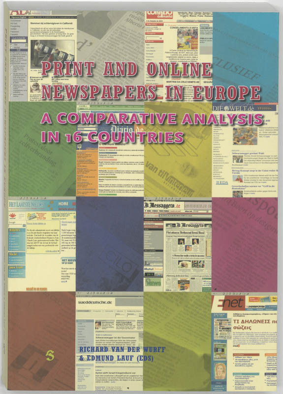 Omslag van Print and online newspapers in Europe