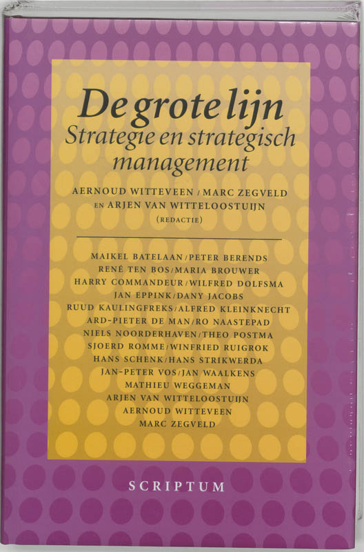 Omslag van De grote lijn