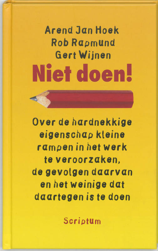 Omslag van Niet doen!