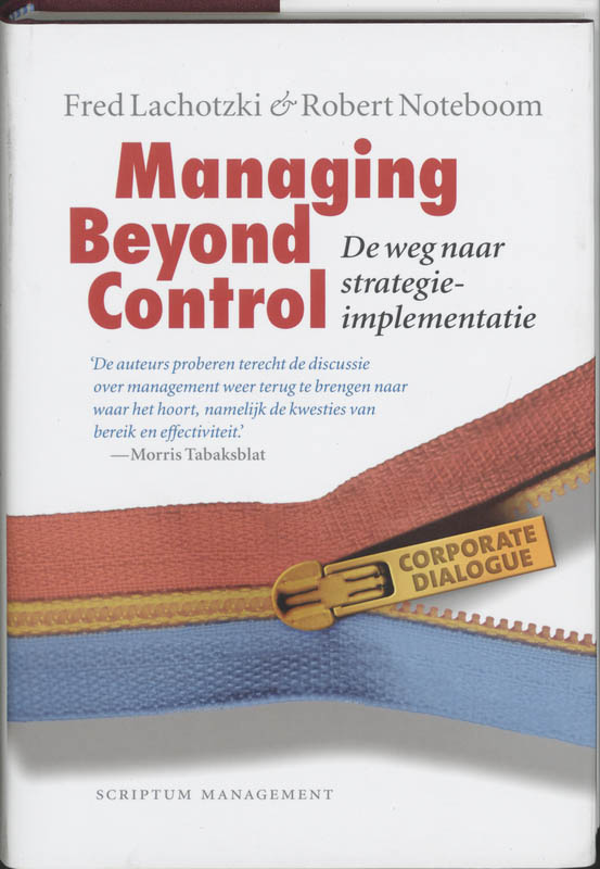Omslag van Managing Beyond Control