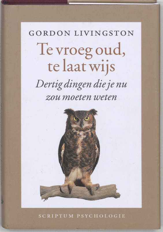 Omslag van Vroeg oud laat wijs