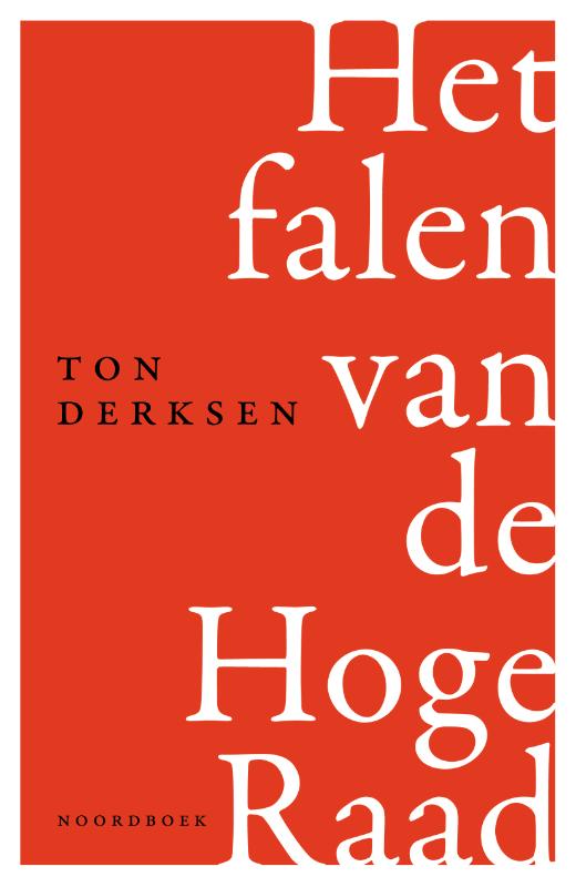 Omslag van Het falen van de Hoge Raad