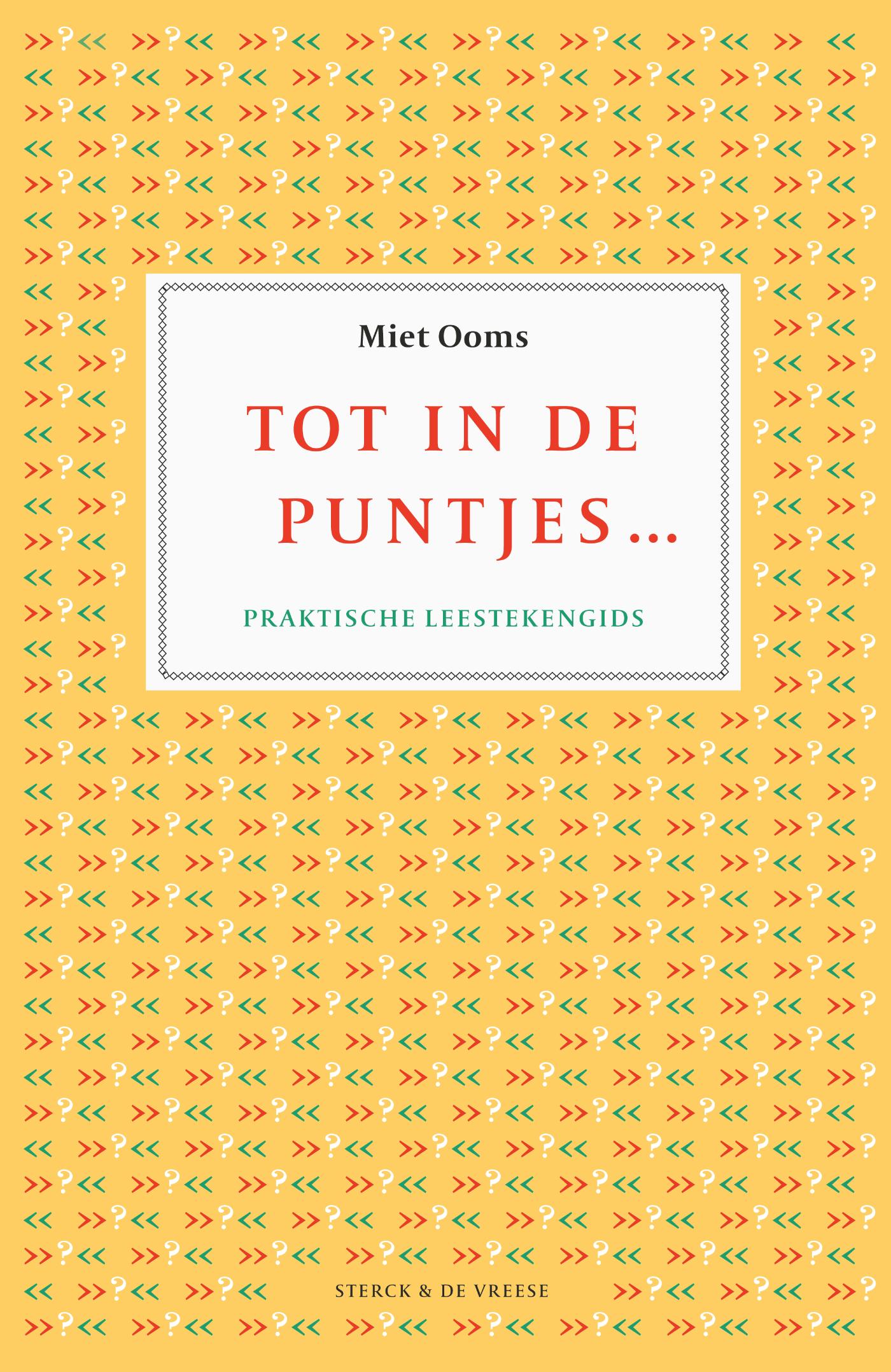 Omslag van Tot in de puntjes...