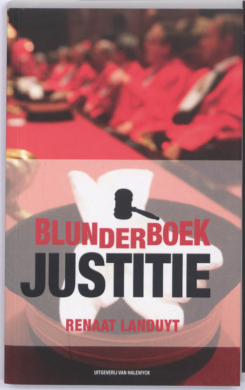 Omslag van Blunderboek justitie