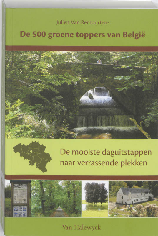 Omslag van De 500 groene toppers van Belgie