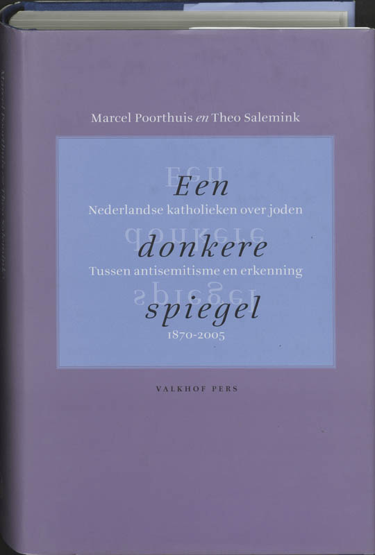 Omslag van Een donkere spiegel. Katholieke beelden over joden