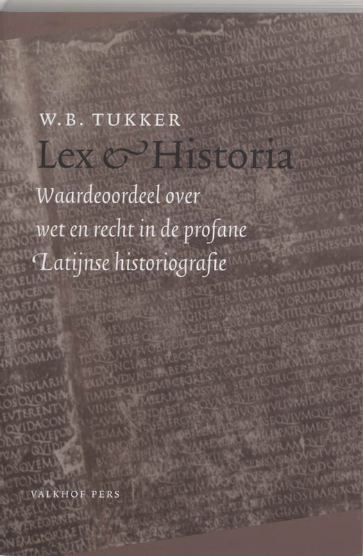 Omslag van Lex et historia