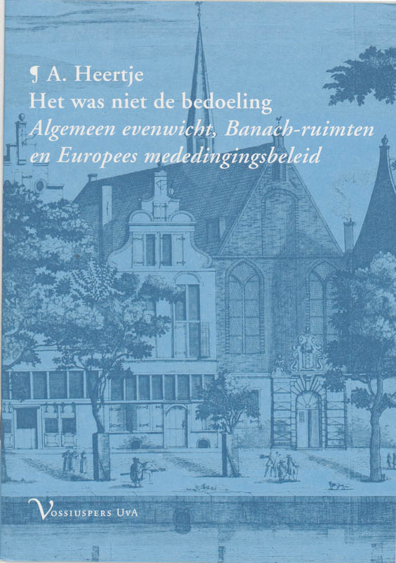 Omslag van Het was niet de bedoeling