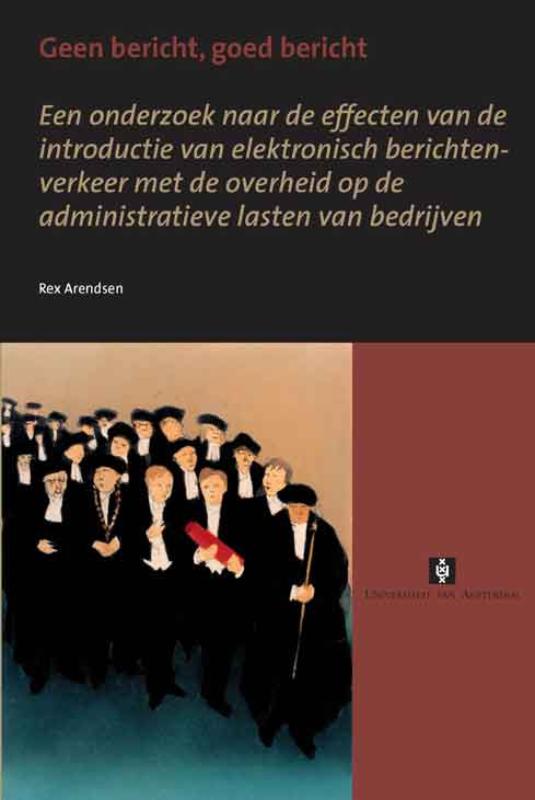 Omslag van Geen bericht, goed bericht