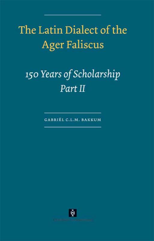 Omslag van The Latin dialect of the Ager Faliscus
