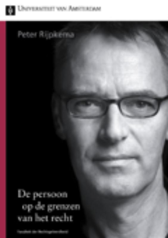 Omslag van De persoon op de grenzen van het recht