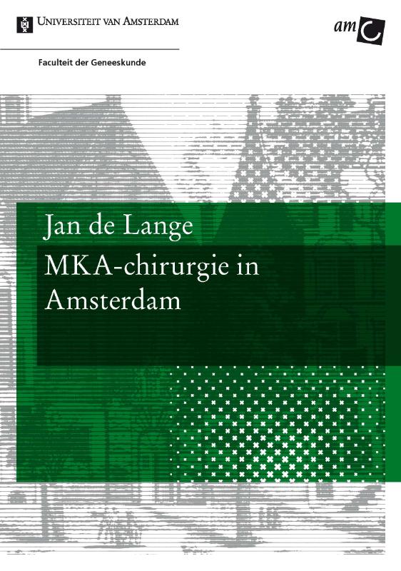 Omslag van MKA-chirurgie in Amsterdam