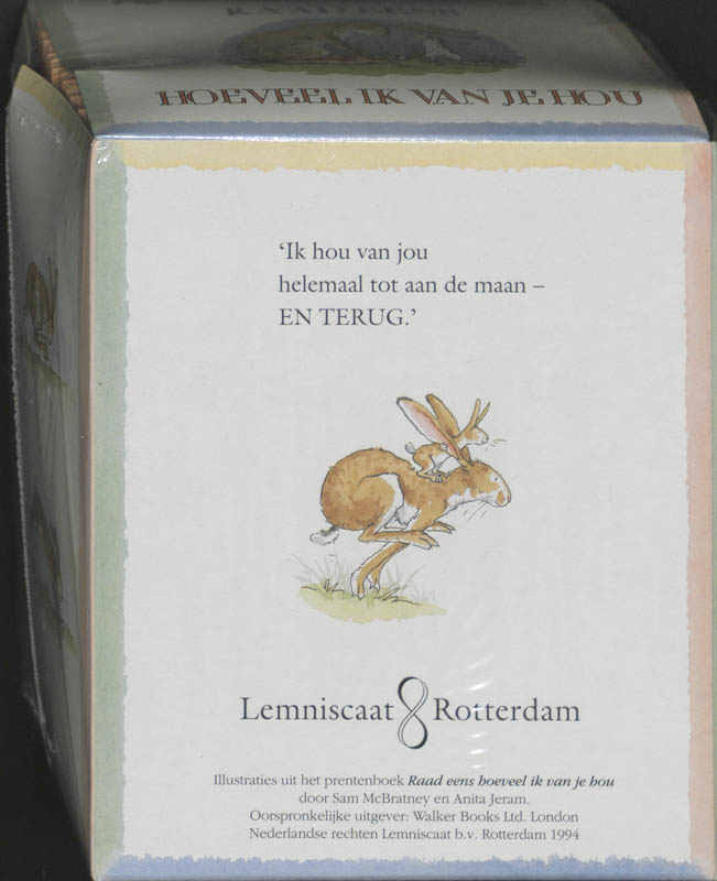 Omslag van Raad eens hoeveel ik van je hou Mini editie display 10 ex