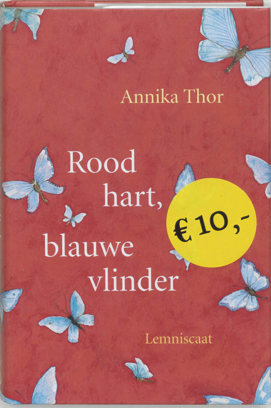Omslag van Rood hart, blauwe vlinder