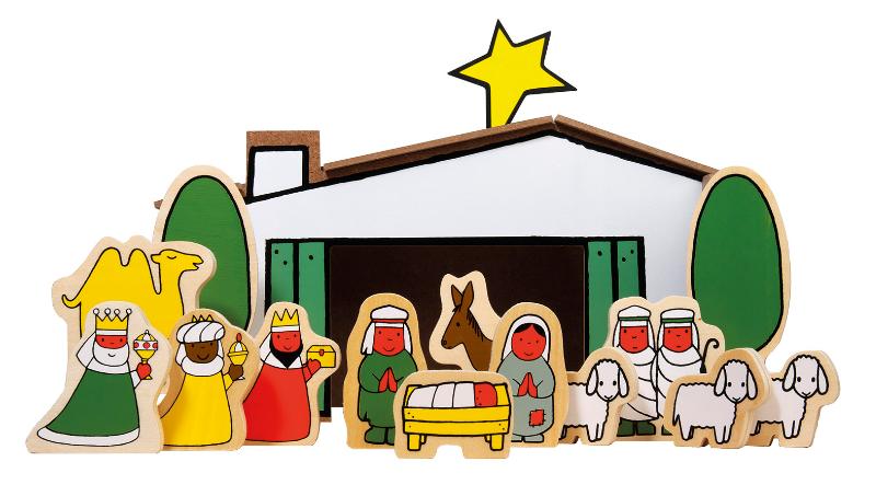 Omslag van Houten kerststal