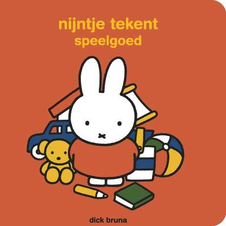 Omslag van nijntje tekent speelgoed