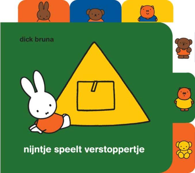 Omslag van nijntje speelt verstoppertje