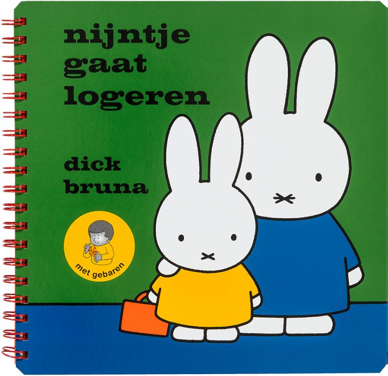 Omslag van nijntje gaat logeren met gebaren