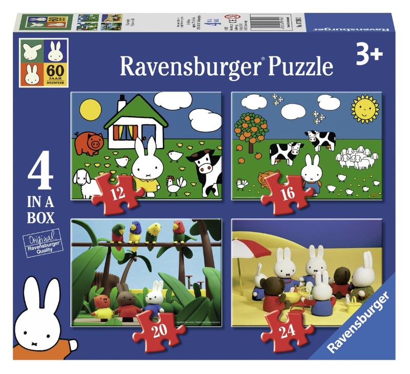 Omslag van Nijntje 4 in 1 puzzel