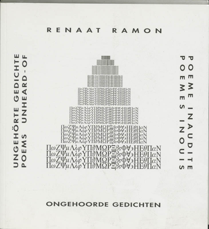 Omslag van Ongehoorde gedichten = Ungehorte Gedichte = Poems unheard - of = Poemes inouis = Poeme inaudite