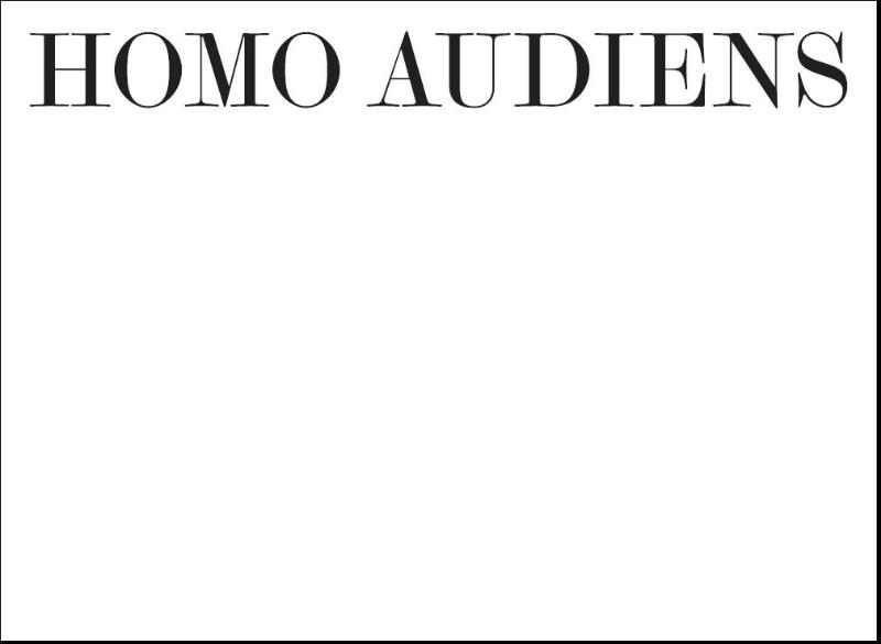 Omslag van Homo audiens