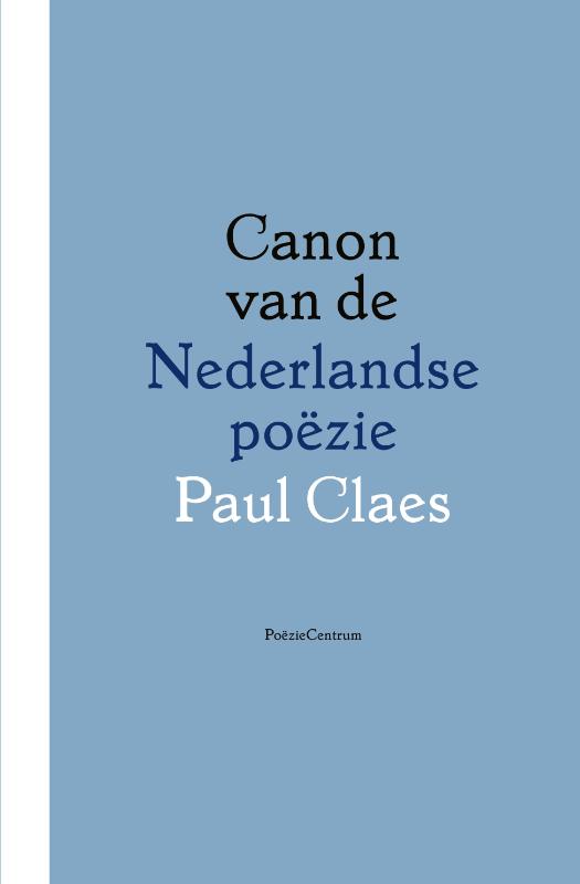 Omslag van Canon van de Nederlandse poëzie