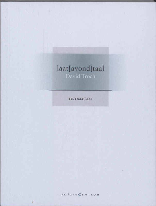 Omslag van Laatavondtaal