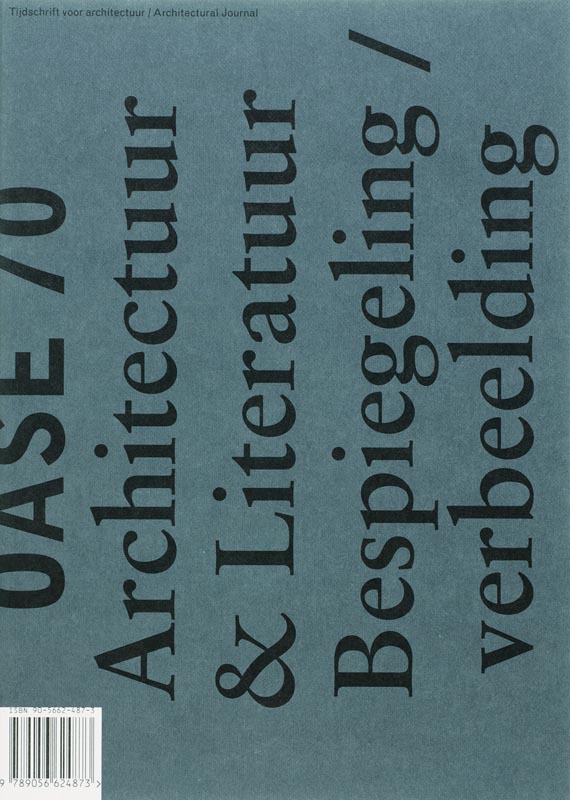 Omslag van 70 Architectuur en Literatuur/ Architecture and Literature