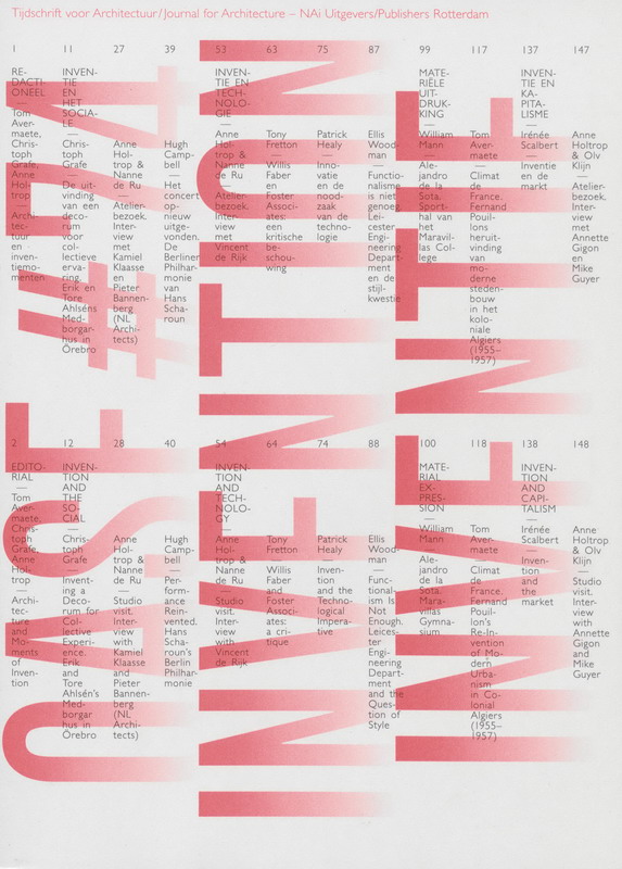 Omslag van 74 Architectuur en inventie / Architecture and Invention