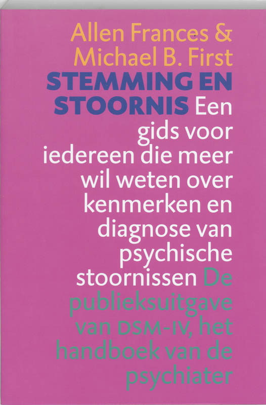 Omslag van Stemming en stoornis