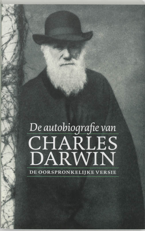 Omslag van De autobiografie van Charles Darwin 1809-1882