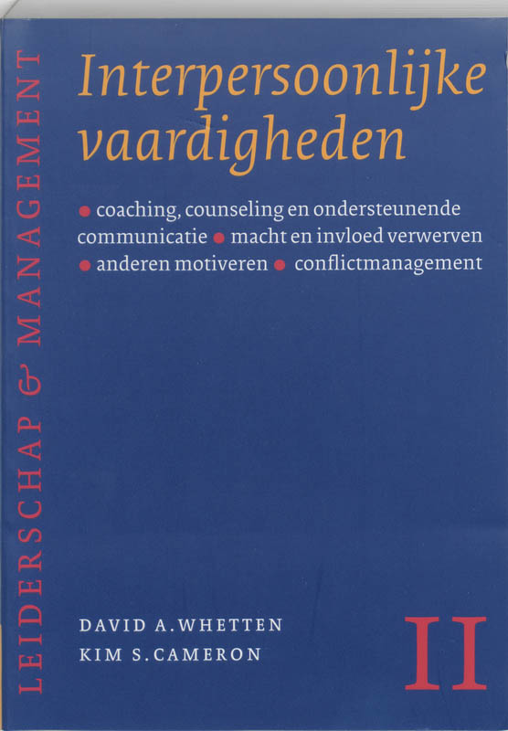 Omslag van Interpersoonlijke vaardigheden