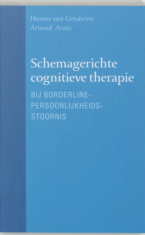 Omslag van Schemagerichte cognitieve therapie bij borderline-persoonlijkheidsstoornis