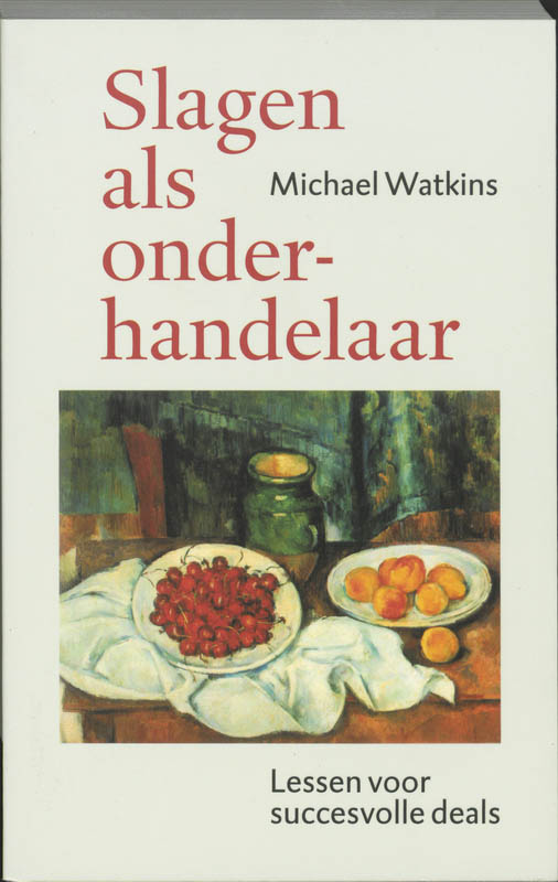 Omslag van Slagen als onderhandelaar